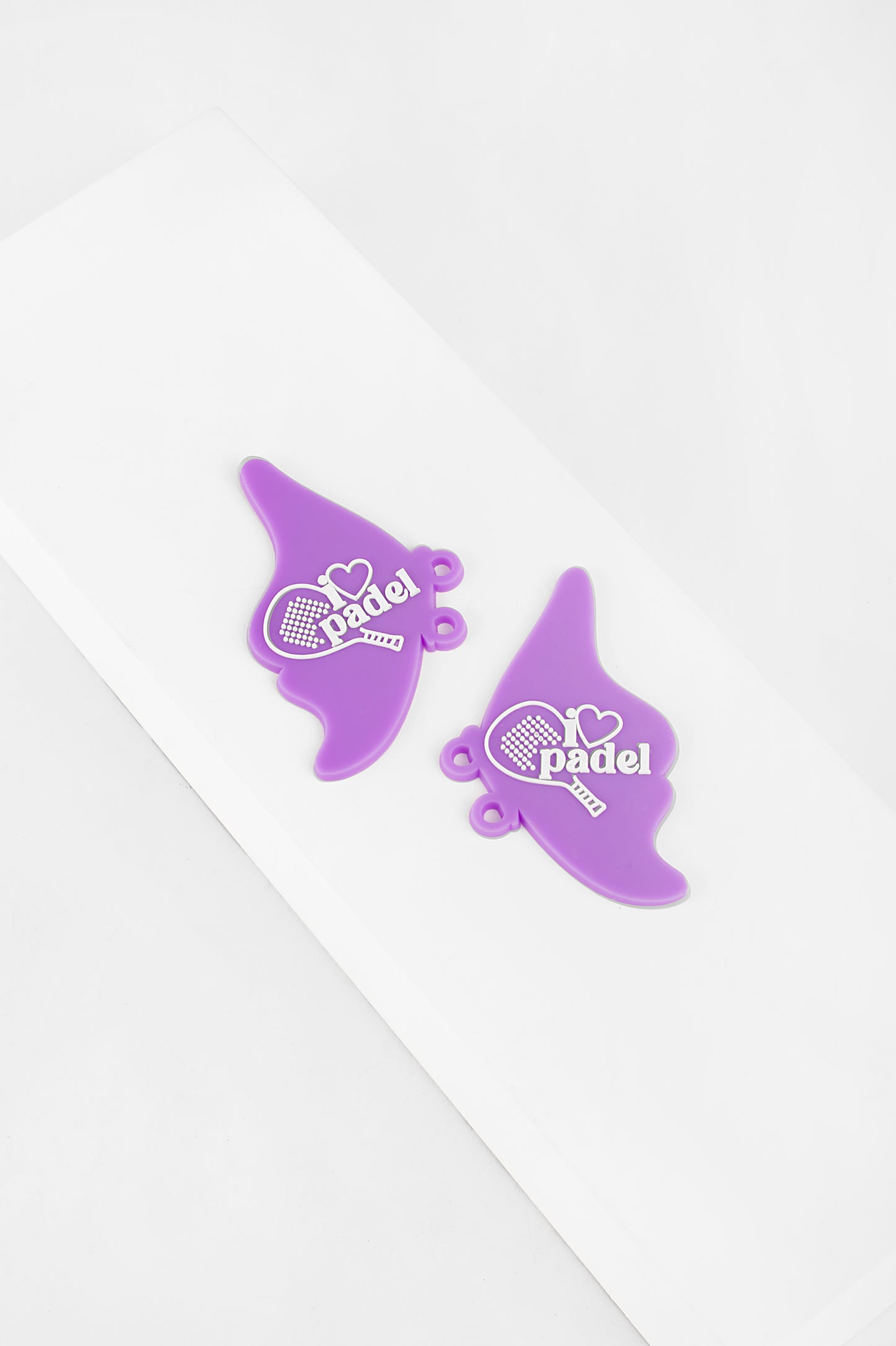 Set de accesorios para tenis alas lila