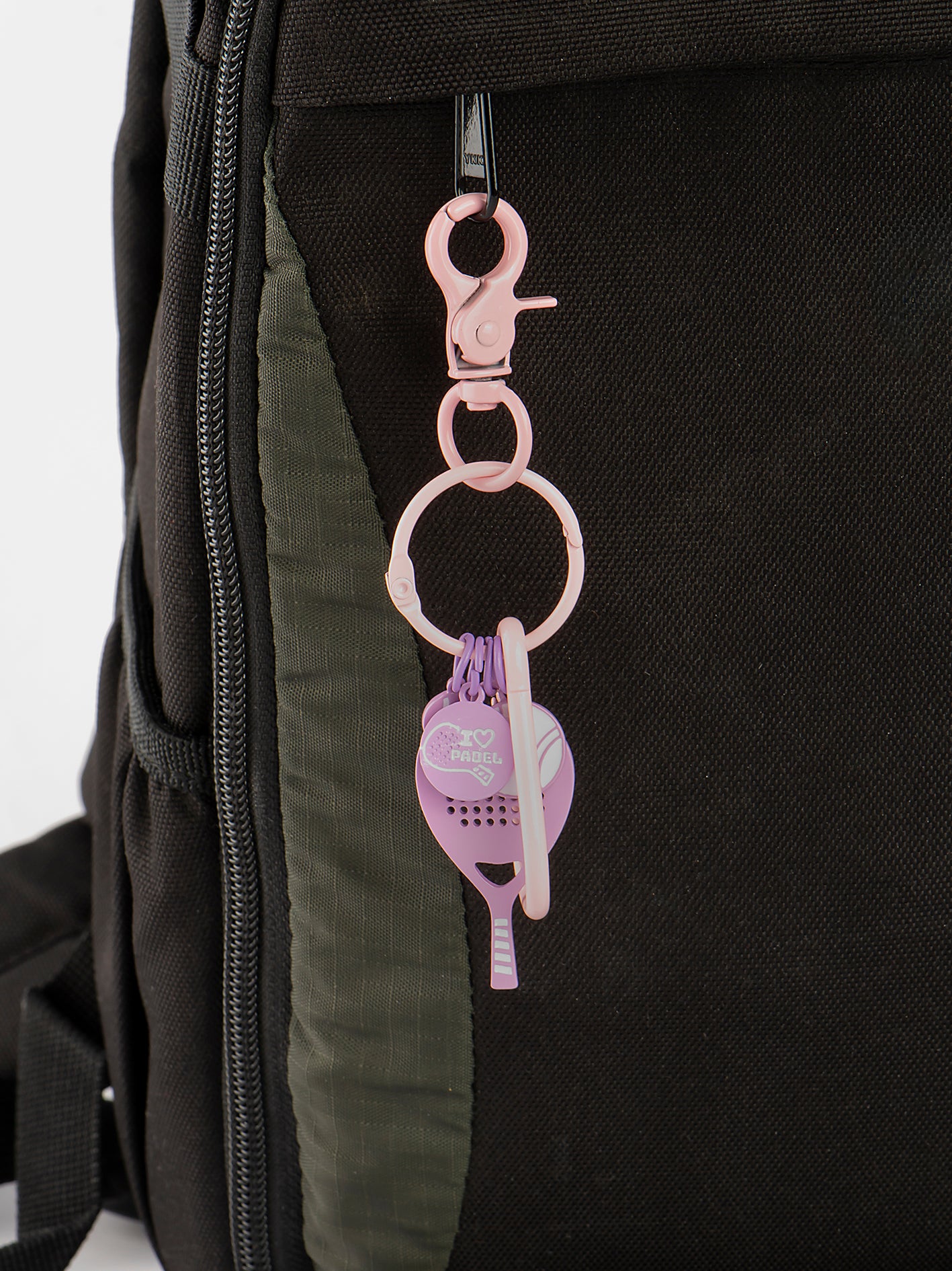 Llavero con dijes Padel Pink