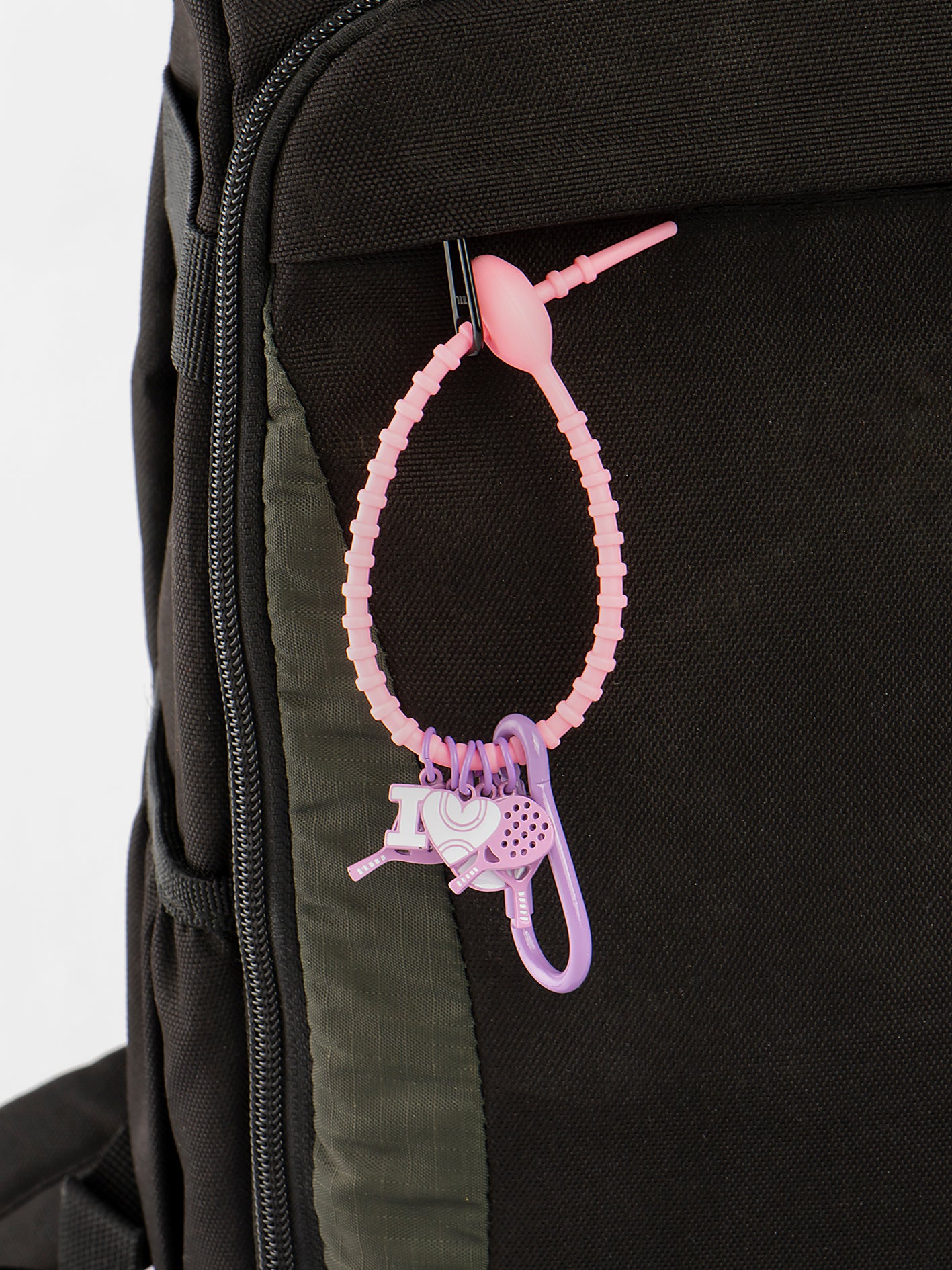 Llavero con dijes Padel Pink